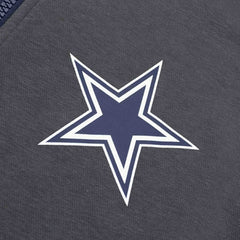 Dallas Cowboys Playbook NFL Full-Zip Fleece Hoodie Anthracite Classic