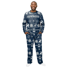 Dallas Cowboys NFL Holiday Pajamas Set (2-Piece) Classic