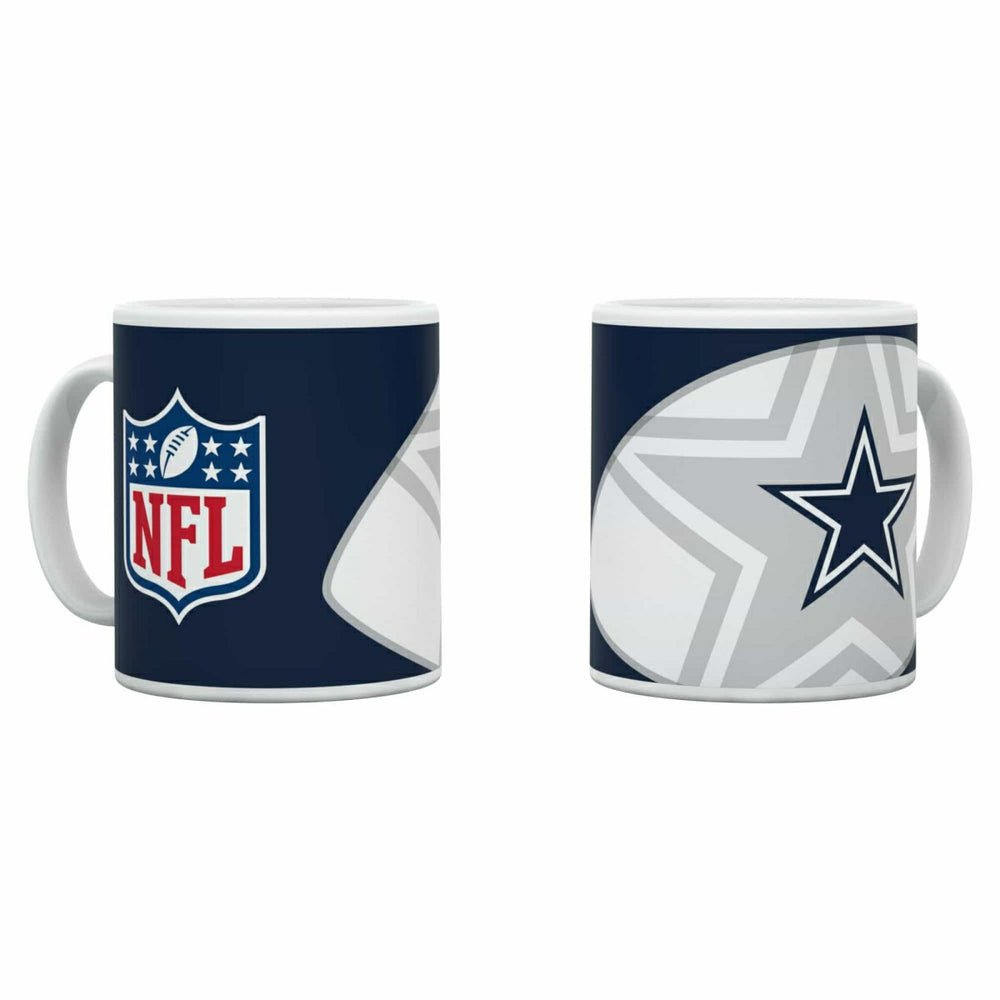 Dallas Cowboys Shadow Logo & Shield NFL Mug (330 ml) Lifestyle