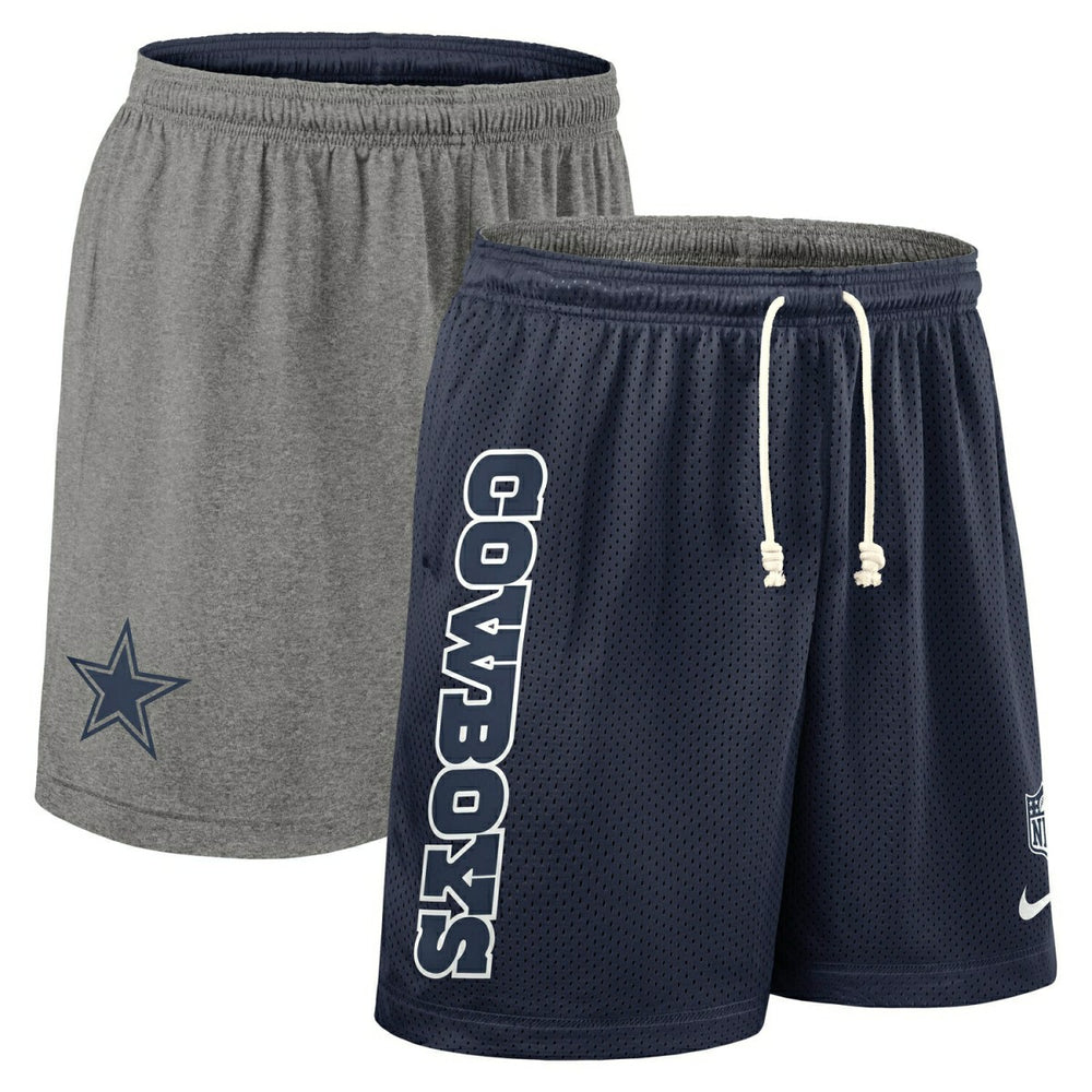 Dallas Cowboys 2025 NFL Sideline Reversible Mesh Nike Dri-FIT Shorts Navy Classic