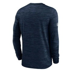 Dallas Cowboys 2025 NFL Sideline Nike Velocity Performance Long Sleeve T-Shirt Navy Fashion