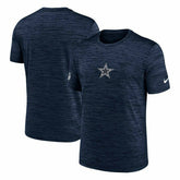Dallas Cowboys 2025 NFL Sideline Nike Velocity Performance T-Shirt Navy Taass for sale