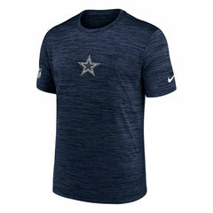 Dallas Cowboys 2025 NFL Sideline Nike Velocity Performance T-Shirt Navy Taass for sale