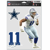 Micah Parsons #11 Dallas Cowboys Player NFL Decals Set (3 Pcs.) Fashion