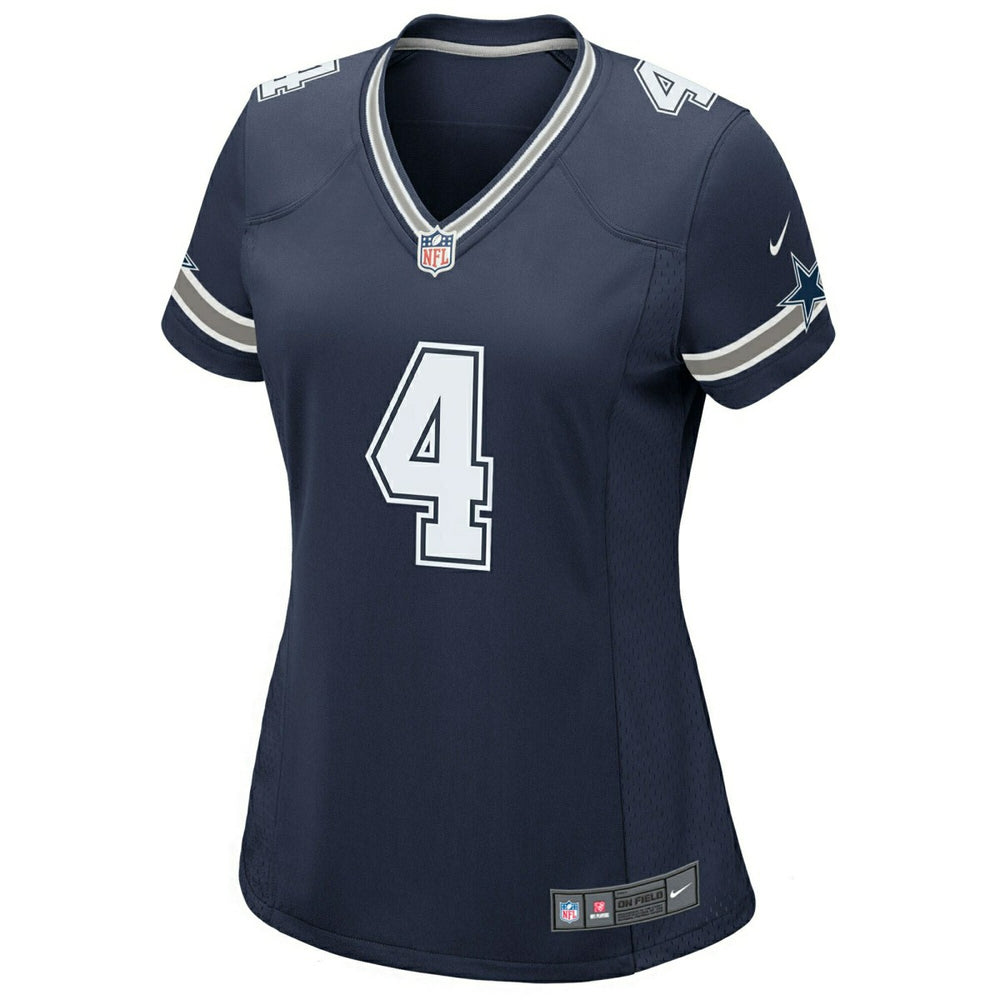 Dak Prescott #4 Dallas Cowboys Nike Game NFL Jersey Navy (WOMEN'S) Lifestyle