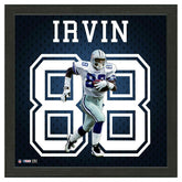 Michael Irvin #88 Dallas Cowboys Impact Jersey Framed NFL Photo Taass US
