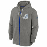 Dallas Cowboys Historic Nike NFL Full-Zip Fleece Hoodie Gray Taass for sale