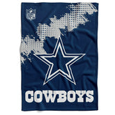 Dallas Cowboys Corner Fleece NFL Blanket Classic