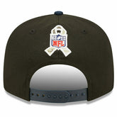 Dallas Cowboys 2022 NFL On-Field Salute to Service New Era 9FIFTY Snapback Cap Fashion