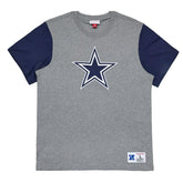 Dallas Cowboys Mitchell & Ness Color Blocked NFL Throwback T-Shirt Lifestyle