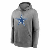 Dallas Cowboys Rewind Throwback Fleece NFL Hoodie Grey Taass sale