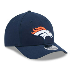 Denver Broncos NFL Team Logo New Era 9FORTY M-Crown Snapback Cap Navy Taass sale