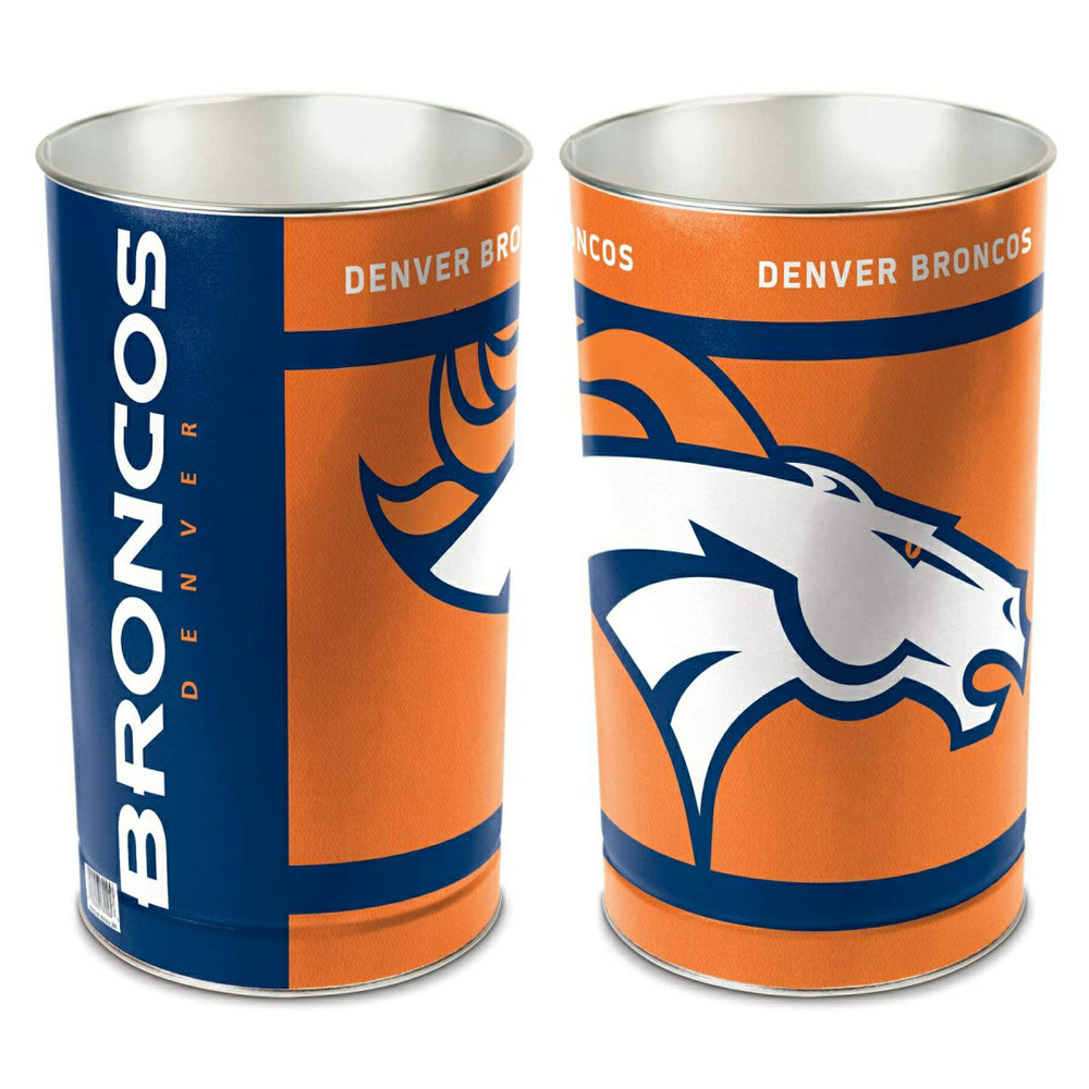 Denver Broncos Logo American Football NFL Wastebasket Taass for sale