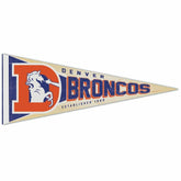 Denver Broncos Premium Throwback NFL Pennant Taass US