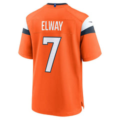 John Elway #7 Denver Broncos Nike Game NFL Jersey Orange Taass sale