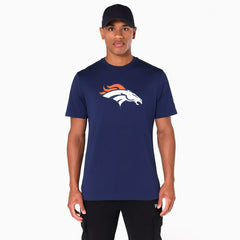 Denver Broncos Team Logo New Era NFL T-Shirt Navy Fashion