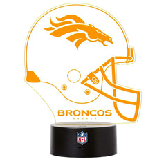 Denver Broncos NFL Helmet LED Sign Taass sale