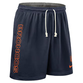 Denver Broncos 2025 NFL Sideline Reversible Mesh Nike Dri-FIT Shorts Navy Taass for sale