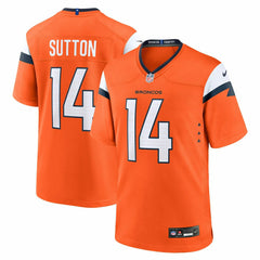 Courtland Sutton #14 Denver Broncos Nike Game NFL Jersey Orange Taass US