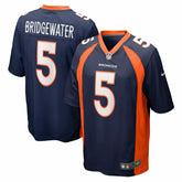 Teddy Bridgewater #5 Denver Broncos Nike Game NFL Jersey Alternate Navy Fashion