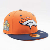 Denver Broncos Super Bowl 50 New Era 59FIFTY Fitted NFL Cap Orange Taass US