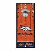 Denver Broncos NFL Bottle Opener Sign Taass US