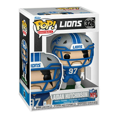 Funko POP! #326 Aidan Hutchinson Detroit Lions Vinyl NFL Figure Taass for sale