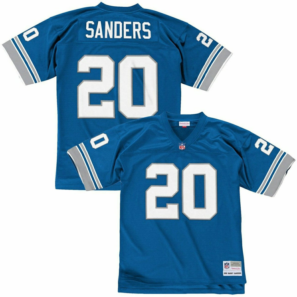 Barry Sanders #20 Detroit Lions Legacy Throwback NFL Jersey Blue Taass for sale