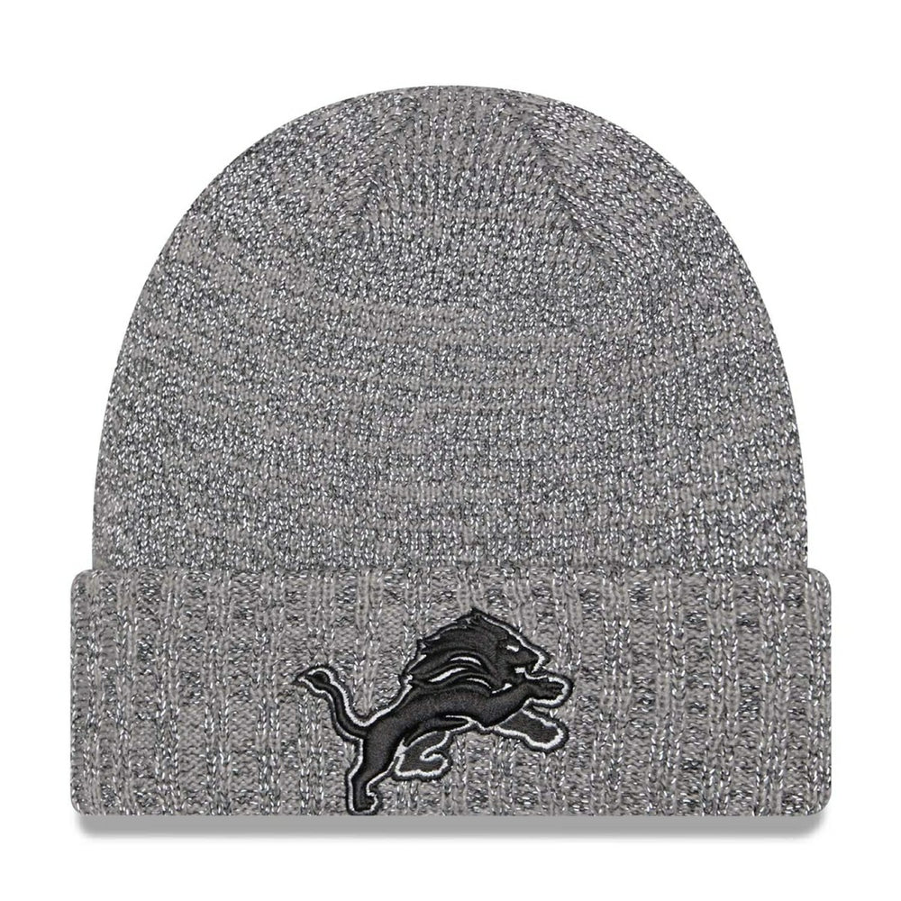 Detroit Lions Reflective NFL Beanie Gray Fashion