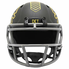 Detroit Lions 2025 Salute to Service NFL Speed Mini Helmet Taass for sale