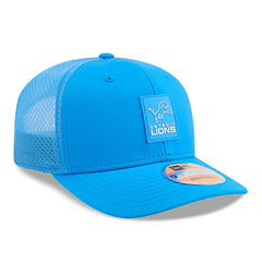 Detroit Lions 2025 NFL On-Field Sideline 9SEVENTY Trucker Snapback Cap Blue Classic