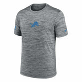 Detroit Lions 2025 NFL Sideline Nike Velocity Performance T-Shirt Gray Lifestyle