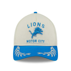 Detroit Lions 2025 NFL Draft 9TWENTY A-Frame Adjustable Cap Cream Taass for sale