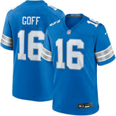 Jared Goff #16 Detroit Lions Nike Game NFL Jersey Blue Classic