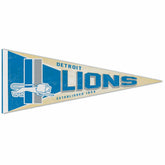 Detroit Lions Premium Throwback NFL Pennant Taass US