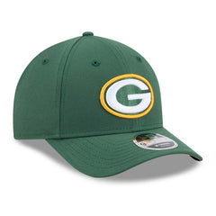 Green Bay Packers NFL Team Logo New Era 9FORTY M-Crown Snapback Cap Green Lifestyle