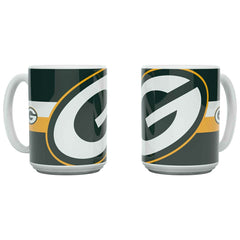 Green Bay Packers Triple Logo Jumbo Mug (450 ml) Taass US
