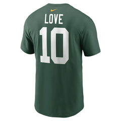 Jordan Love #10 Green Bay Packers Nike Player NFL T-Shirt Green Taass sale