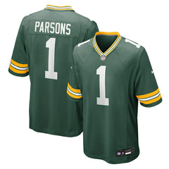Micah Parsons #1 Green Bay Packers Nike Game NFL Jersey Green Lifestyle
