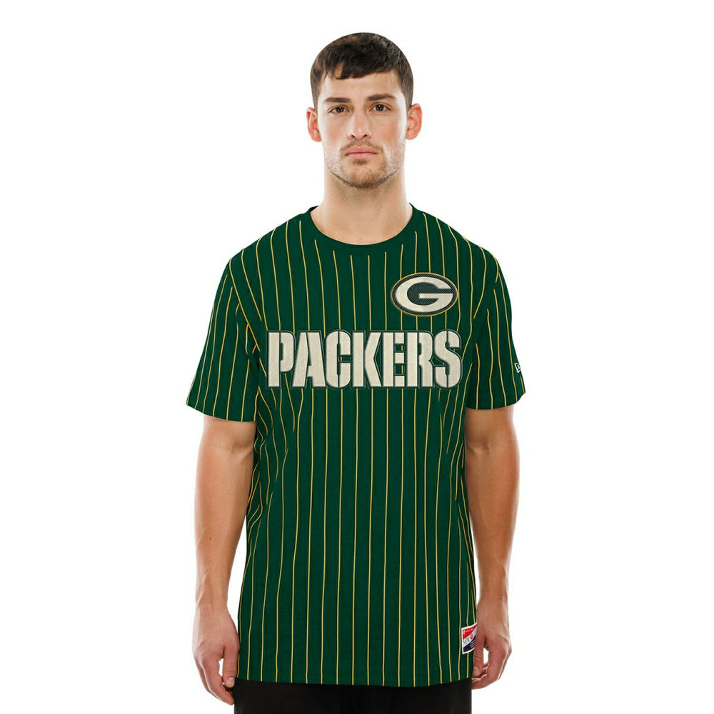 Green Bay Packers Retro Stripe NFL T-Shirt Green Taass US