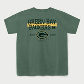 Green Bay Packers L&L '89 Classics NFL T-Shirt Green Fashion