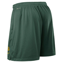 Green Bay Packers 2025 NFL Sideline Reversible Mesh Nike Dri-FIT Shorts Green Classic