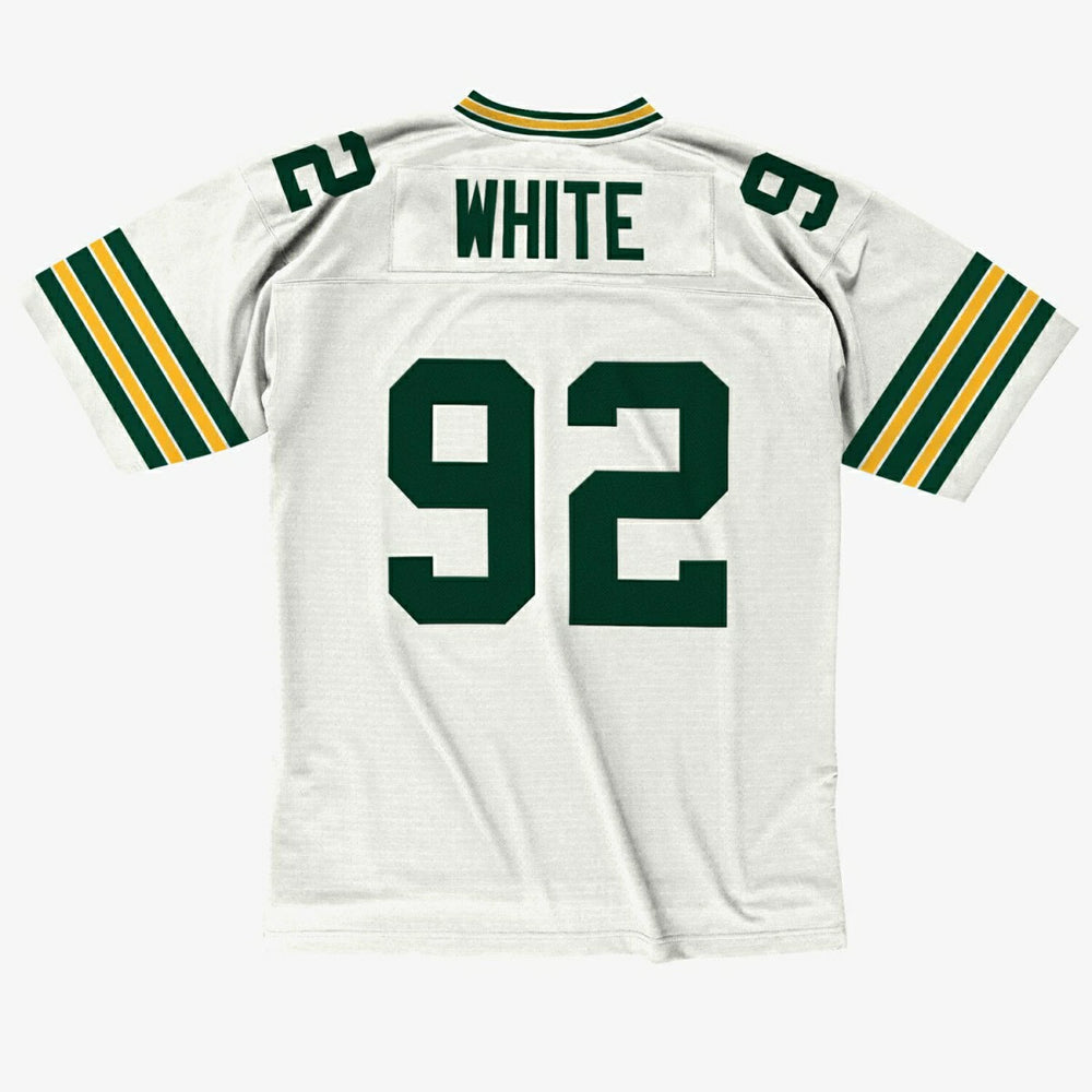 Reggie White #92 Green Bay Packers 1996 Mitchell & Ness Legacy NFL Jersey White Fashion