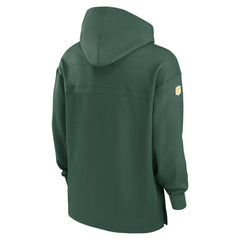 Green Bay Packers 2024 NFL On-Field Sideline Nike Jersey Hoodie Green Taass sale