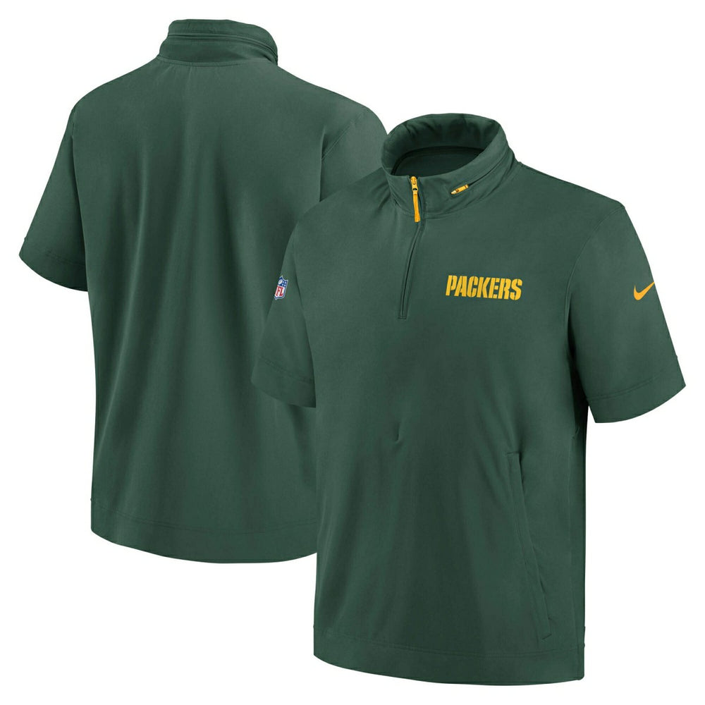Green Bay Packers 2024 NFL Sideline Nike Lightweight Coach Jacket Green Taass for sale