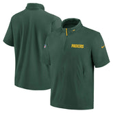 Green Bay Packers 2024 NFL Sideline Nike Lightweight Coach Jacket Green Taass for sale