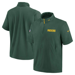 Green Bay Packers 2024 NFL Sideline Nike Lightweight Coach Jacket Green Taass for sale