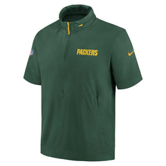 Green Bay Packers 2024 NFL Sideline Nike Lightweight Coach Jacket Green Taass for sale