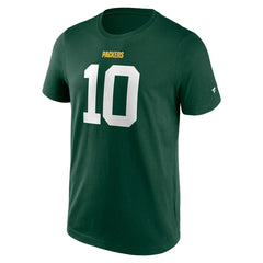 Jordan Love #10 Green Bay Packers Player NFL T-Shirt Lifestyle