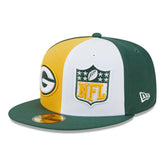 Green Bay Packers On-Field 2023 NFL Sideline New Era 59FIFTY Fitted Cap Fashion